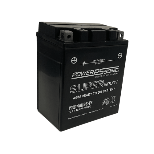 12V 12Ah 210CCA Sealed Lead Acid Battery PTX14AHBS-FS (Pack of 4)