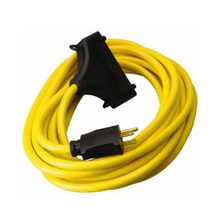 50' 12/3 SJTW 15A Inline GFCI Cord Set Tri-Source Yellow 26020148-1 (Pack of 2)