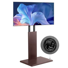 32-70" Universal TV Stand Swivel and Height Adjustable TV Mount for Home and Office Hidden Wheels