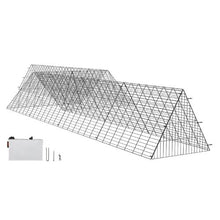 287 x 78.7 x 24.2 In Chicken Tunnel Run – Extra-Large Portable Outdoor Coop for Chickens Ducks & Rabbits
