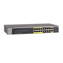 Netgear ProSafe 16-Ports Gigabit Ethernet Smart Switch with 8-PoE Ports NET-GS516TP-100NAS