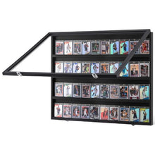 36 Graded Card Display Case 30.5 x 24.3 in Lockable Display Frame with UV Protection