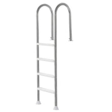 4-Step Stainless Steel Pool Ladder for 54 in Inground Pools Double Handrails Non-Slip Steps 265 lb Capacity