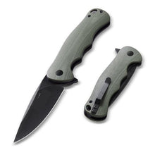 Folding Pocket Knife 3.5" D2 Steel Blade G10 Handle EDC Knife with Clip