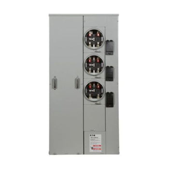 125A 120/240VAC 3-Gang Meter Pack with Horn Bypass 1MP3124RRLB