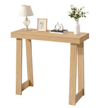 36 Inch Modern Burlywood Console Table for home