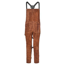 Flame Resistant Cowhide Split Leg Leather Welding Apron – Heavy Duty Safety Apron with 3 Pockets (XL Size)