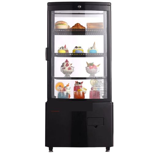 3cft Refrigerated Display Case Countertop Pastry Display Case Commercial Display Refrigerator with LED Lighting for for Bakery