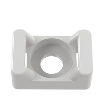 10 Hole Thread Size Nylon Screw-On Cable Tie Mount Natural TM3S10-C (Pack of 100)