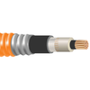 350 MCM TECK 90 Copper Unshielded TRXLPE Power Cable Orange PVC Jacket 5kV