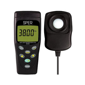 Color Temperature Compensation with LED Light Meter 850006