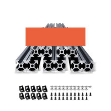 0.19 In Aluminum Extrusion Anodized Linear Rail 1200mm 2020-120-10 (Pack of 10)