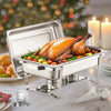 8-Qt Deep Commercial Table Pan For Catering Storage Food HZ8-4 (Pack of 4)