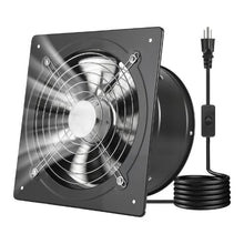 10-Inch Exhaust Fan 988 CFM High-Velocity Wall-Mount Ventilation Fan with On/Off Control for Garage Attic Basement&Kitchen