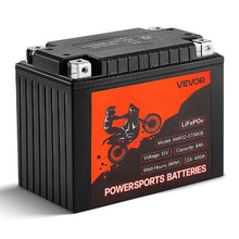 12V 8Ah LiFePO4 Motorcycle Battery Pre-Charged Maintenance-Free High Performance for ATV Motorcycle Jet Skis Scooter UTV
