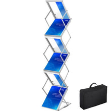 Foldable Magazine Display Rack 6 Pocket Pop-Up Stand TE-13Z