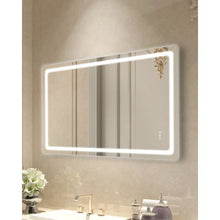 36" x 72" LED Bathroom Mirror with Anti-Fog Frontlit & Backlit Dimmable 3-Color Temperature Wall Mounted