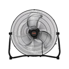 20-Inch Industrial Floor Fans - 4,800 CFM High Velocity 3-Speed Metal Fans with 360° Tilt (2-Pack)