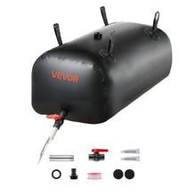 30 Gal Water Storage Bladder Collapsible 1000D PVC Leakproof Water Tank for Camping RV & Garden Use (Black)