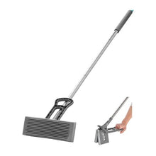 High-Density Sponge Mop with Easy Squeeze & Replacement Head for Various Floors Cleaning
