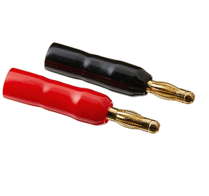 Gold-Plated Crimp-on Banana Plugs PRO-WIRE IW-16PLUG (Pack of 100)