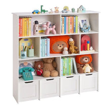 Wooden Toy Storage Organizer with 4 Drawers for Kids Room, Nursery, Living Room – (White)