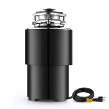 3/4HP 1500RPM Continuous Feed Garbage Disposal with 3-Bolt Mount & Splash Guard