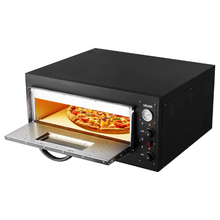 Commercial Electric Pizza Oven 24" Countertop 842°F 4200W Dual Temperature Control