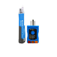 GFCI Receptacle and Non Contact Voltage Test Kit (Pack of 2)