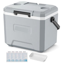 17 Qt Portable Hard Cooler Leak-Resistant 48-Hour Ice Retention Insulated Ice Chest with Heavy-Duty Handle