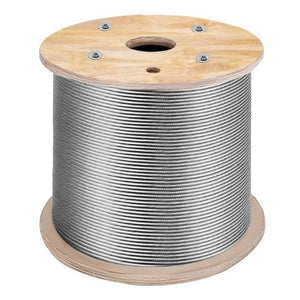1/4 Inch 7x19 Strand 304 Stainless Steel Braided Cable 200FT