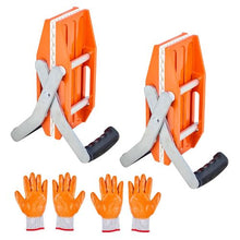 Stone Carrying Clamps 660 LBS Granite Panel Lifting Tools 0–2.36" Grip (2-Pack)