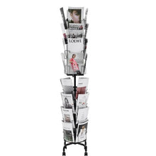 Greeting Card Rack 32 Pocket with Wheels & Sign Holder HS-Z26