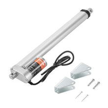 12V Linear Actuator 12-Inch 220 LBS (1000N) 0.55 in/s, IP54 Mounting Bracket