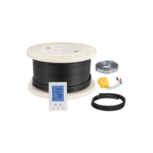 200 sqft Electric Heated Flooring Cable Kit With Digital Thermostat SHHC-K-2400
