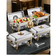 8-Qt Deep Table Pan For Catering Storage Food HZ-433B2 (Pack of 4)