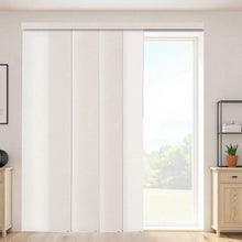 Panel Track Blinds 45.8–86" W Up to 96" H Adjustable Vertical Blinds (Light Brown)