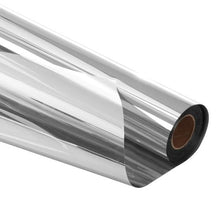 36" x 49.3 ft One-Way Window Privacy Film Reflective Heat Control Self-Adhesive (Silver)