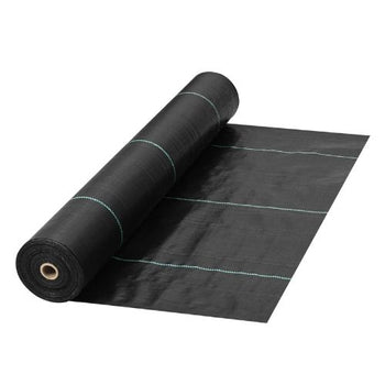 4 x 300' Ft Black Cover Mat Heavy Duty Woven Grass Control Geotextile for Garden 5.8oz Landscape Fabric Weed Barrier VV-FCB-PE 4*300FT 5.8OZ