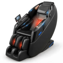 4D Zero-Gravity Massage Chair with Extendable Footrest Auto Modes Airbags Heat Bluetooth & Touchscreen