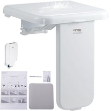 Folding ABS Shower Seat 15.7 x 16.7 in Wall-Mounted 440 LB Capacity