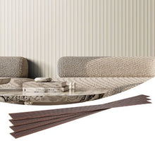 96 x 6 In Wood Slat Acoustic Panels for Modern Wall Matte White (Pack of 8)