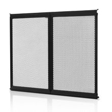 24.5 × 20 Inch RV Screen Door Protector Aluminum Alloy Grille Breathable Mesh (Black)