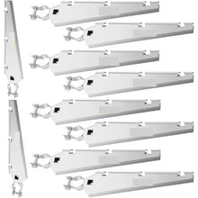 Heavy Duty 45° Barbed Wire Arms for 1-3/8" Chain Link Fence Top Rails Hot Dip (Pack of 10)