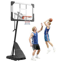 44" Portable Basketball Stand 8.04–10 ft Adjustable Height Indoor & Outdoor