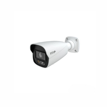 Invid 4 Megapixel Network IR Outdoor Bullet Camera 2.8-12mm Lens INV-PAR-P4BIRA2812NH-AIWLT