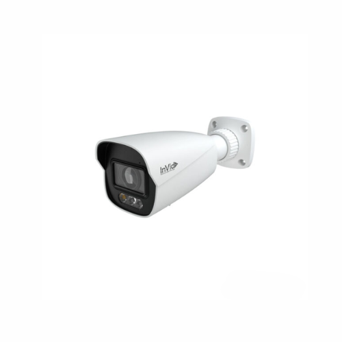 Invid 4 Megapixel Network IR Outdoor Bullet Camera 2.8-12mm Lens INV-PAR-P4BIRA2812NH-AIWLT