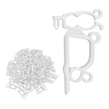 C3 and C4 Mini Outside String Lights Weatherproof Holiday Outdoor Lighting Hanging Hooks (Pack of 200)