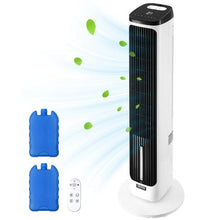 Tower Fan, 23.3ft/s Velocity, Quiet 70° Oscillation, 9 Speeds, 4 Modes, 24H Timer, Portable Bladeless Fan with Remote Control for Bedroom, Office, Home