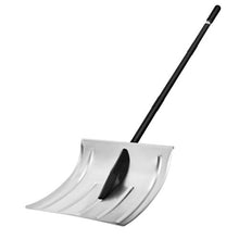 Aluminum Snow Shovel 16 in Wide Lightweight & Detachable, Non-Slip Grip, for Driveway & Outdoors (H400)